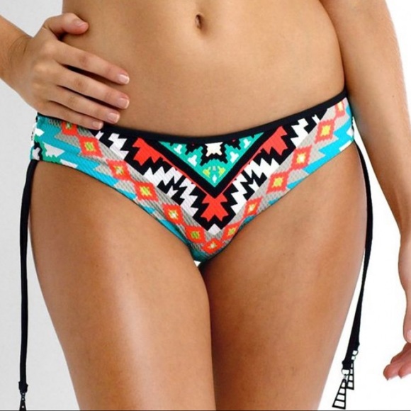 Seafolly Kasbah Bikini Bottoms Tie 6 NWT - Picture 2 of 6